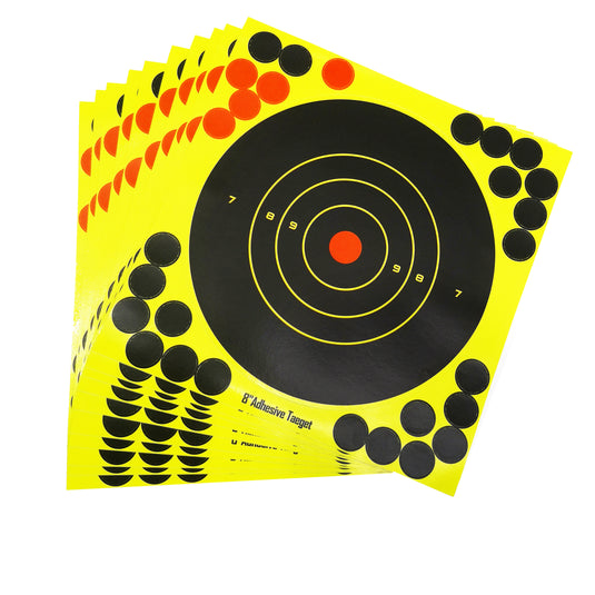 10-Pack 8-Inch Splatter Targets - Instant Feedback for Precision Practice
